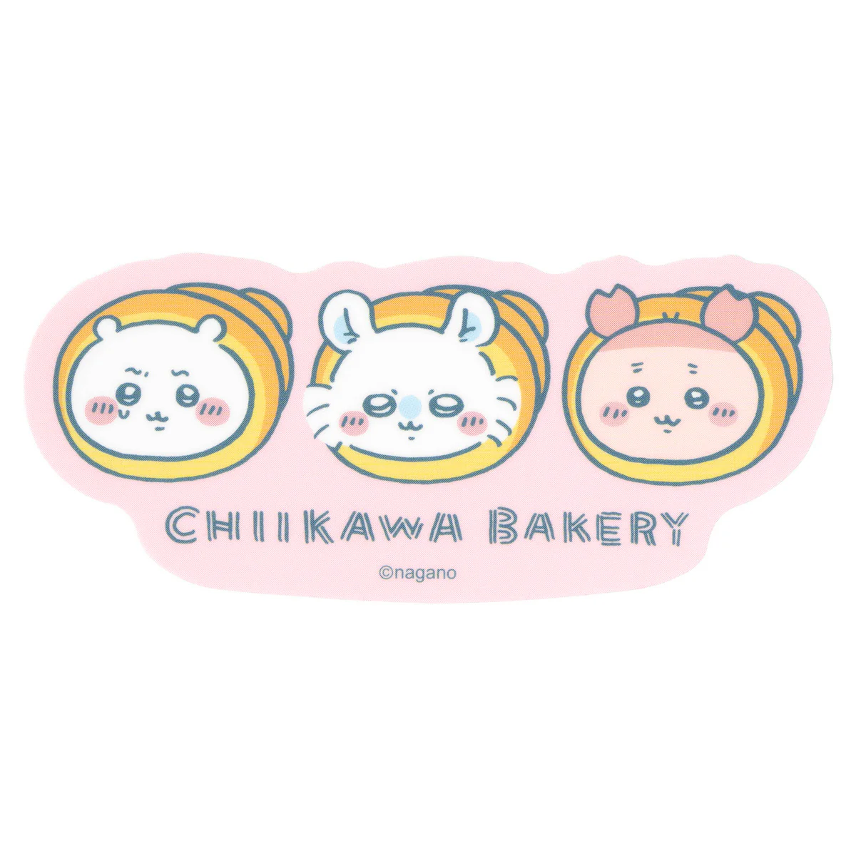 Chiikawa Bakery Smartphone-sized Matte Sticker (Coronet Trio)