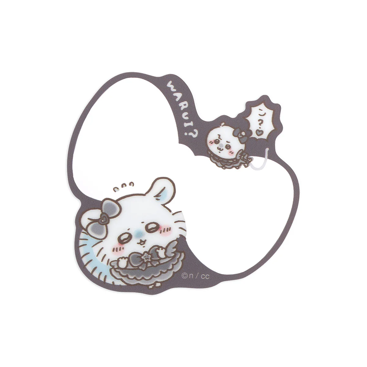 Chiikawa Magical Chiikawa Evil Version Mini Mirror with Case (Evil Momonga)