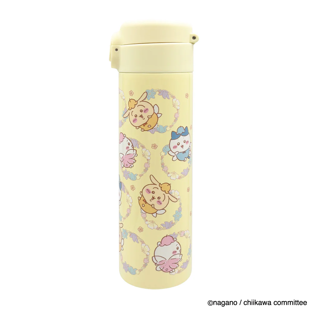Chiikawa One-Touch Stainless Bottle 500ml (Fairy Flower)