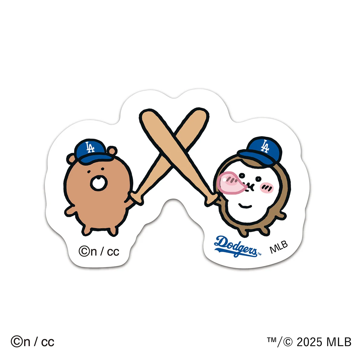 Chiikawa×MLB TOKYO SERIES Die-cut Sticker ⑰ Bear & Kabutomushi