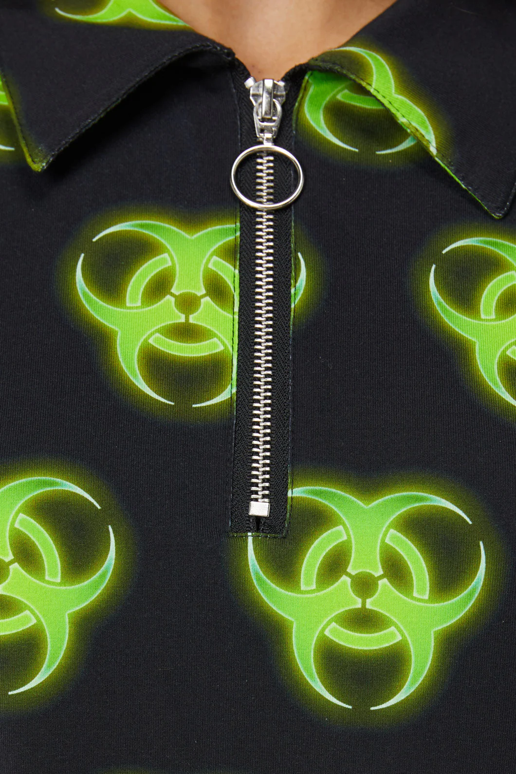 Biohazard Print Smock Dress