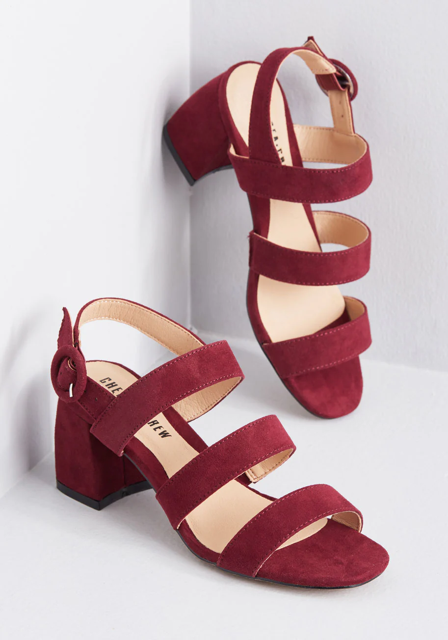 Strappy Hour Vegan Heel