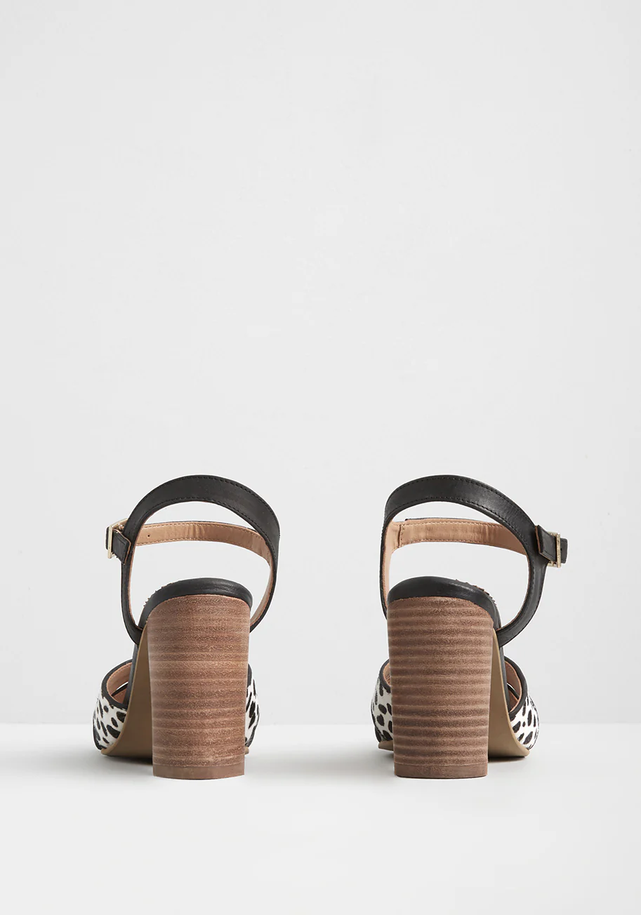 In the Spot-light Ankle Strap Heel