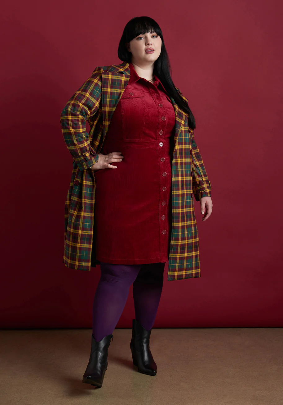 Skirting The Issue Trench Coat