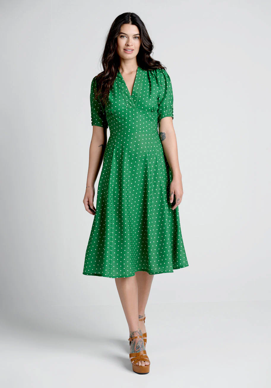 Sweet Grass Stunner Midi Dress