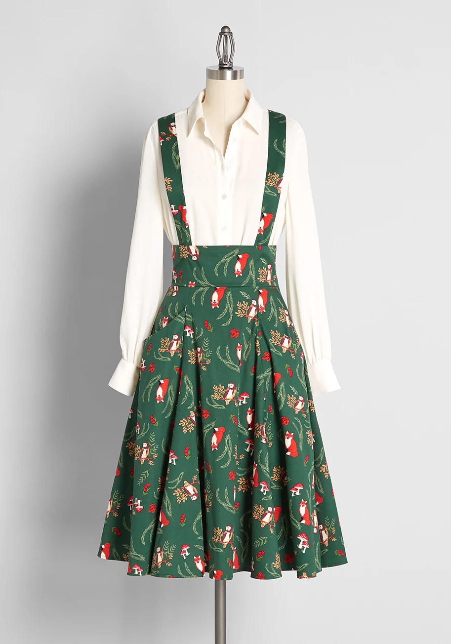 ModCloth x Collectif Wandering The Winter Forest Jumper