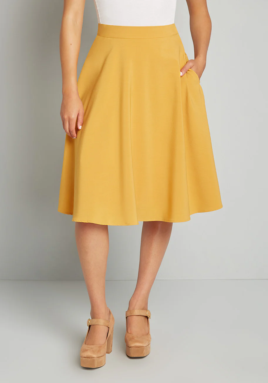 Just This Sway A-Line Skirt
