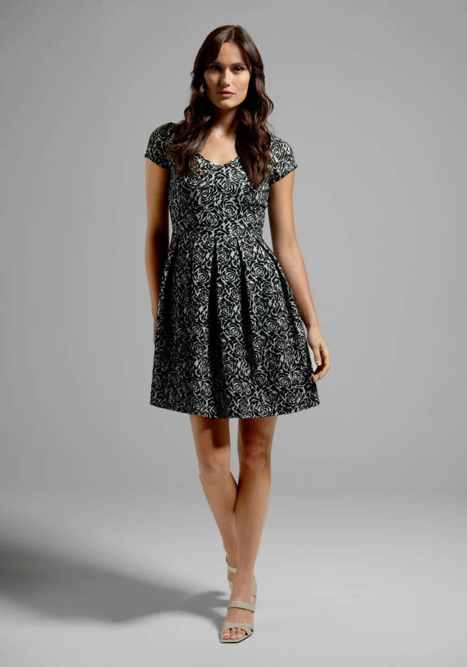 Never Let You Go Fit and Flare Dress