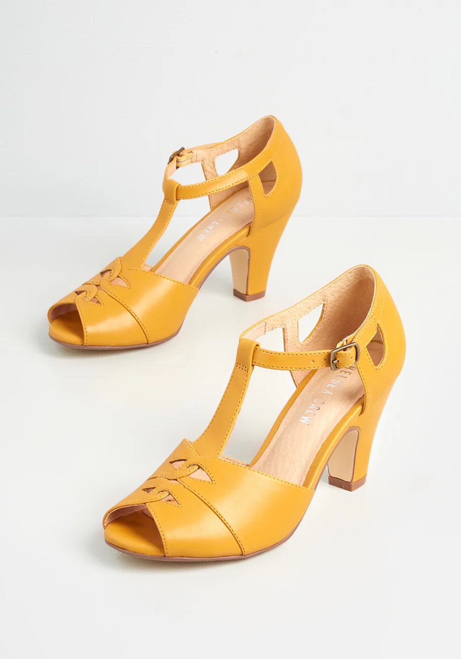 Masterfully Mingling T-Strap Heel