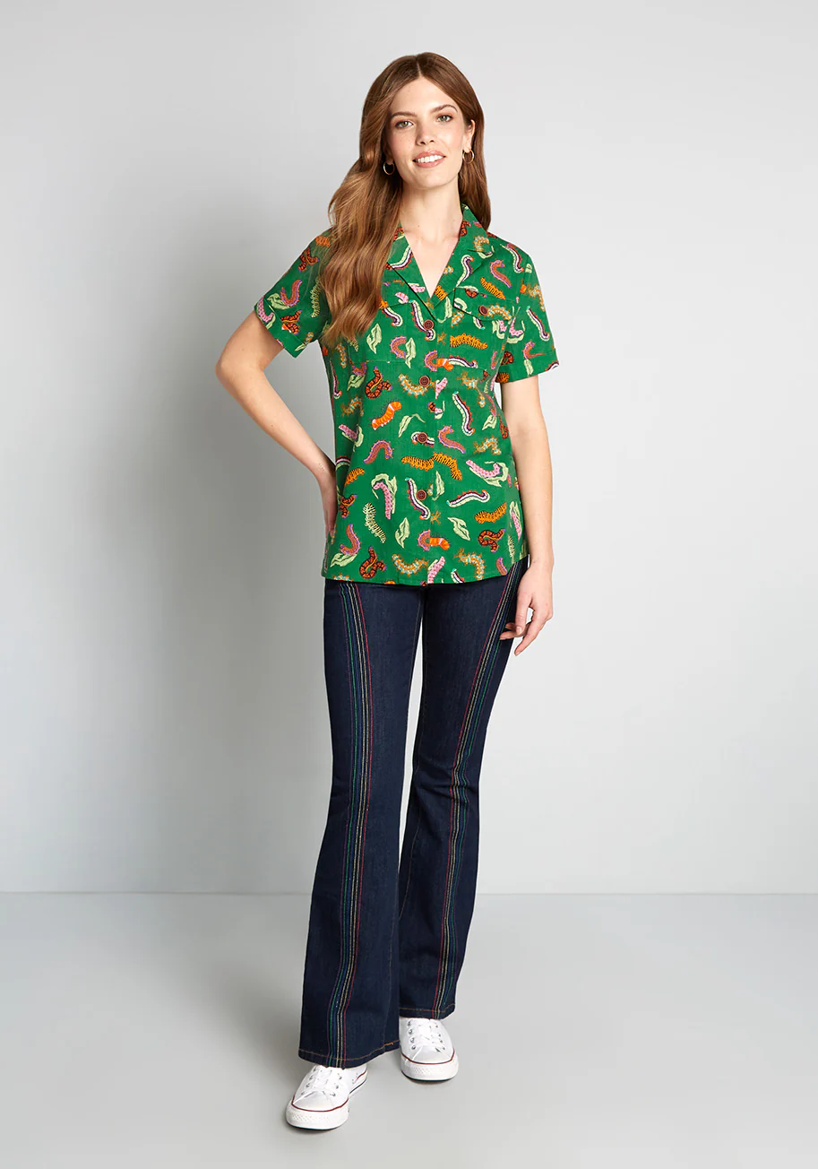 Constantly Transforming Button-Up Top