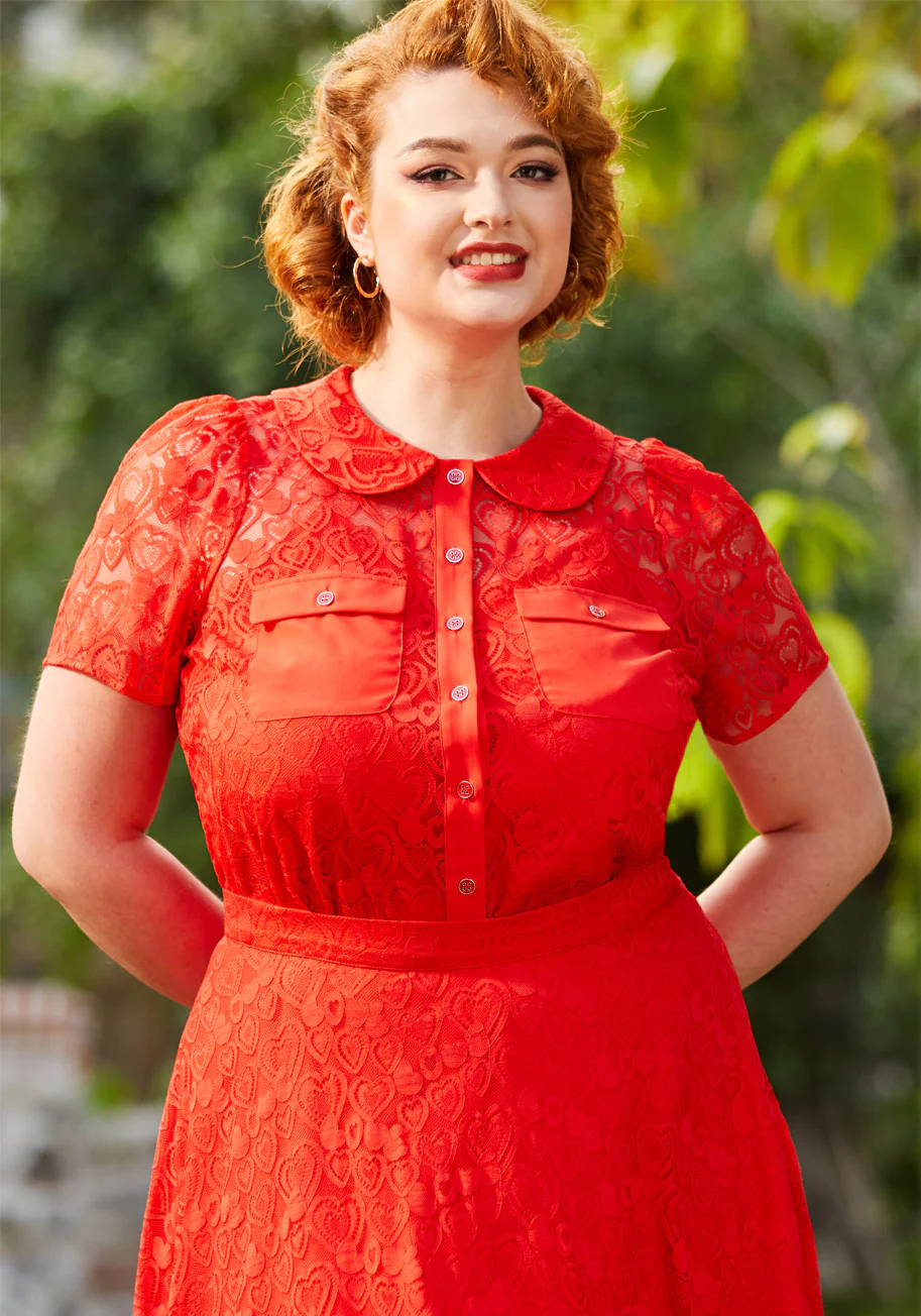 Heart Throb Button-Up Top