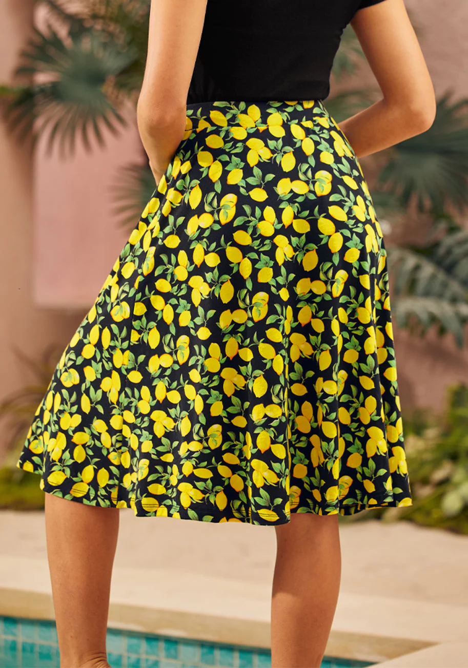 Excellence Attained Knit A-Line Skirt