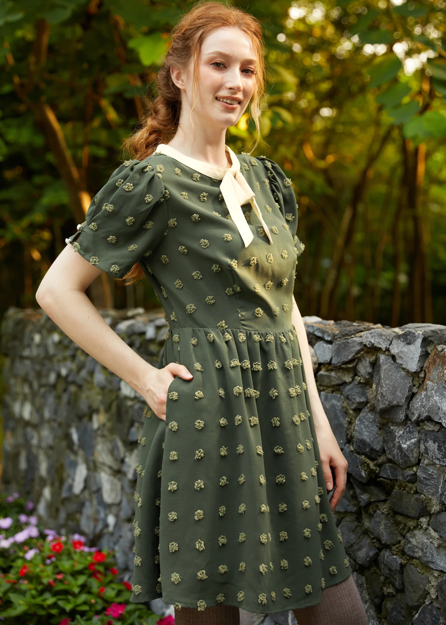 Sitting Pretty Collar Dress