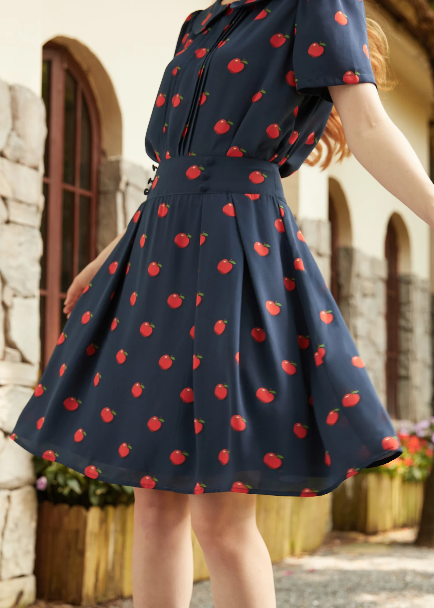 Always an Antique High Waisted A-Line Skirt