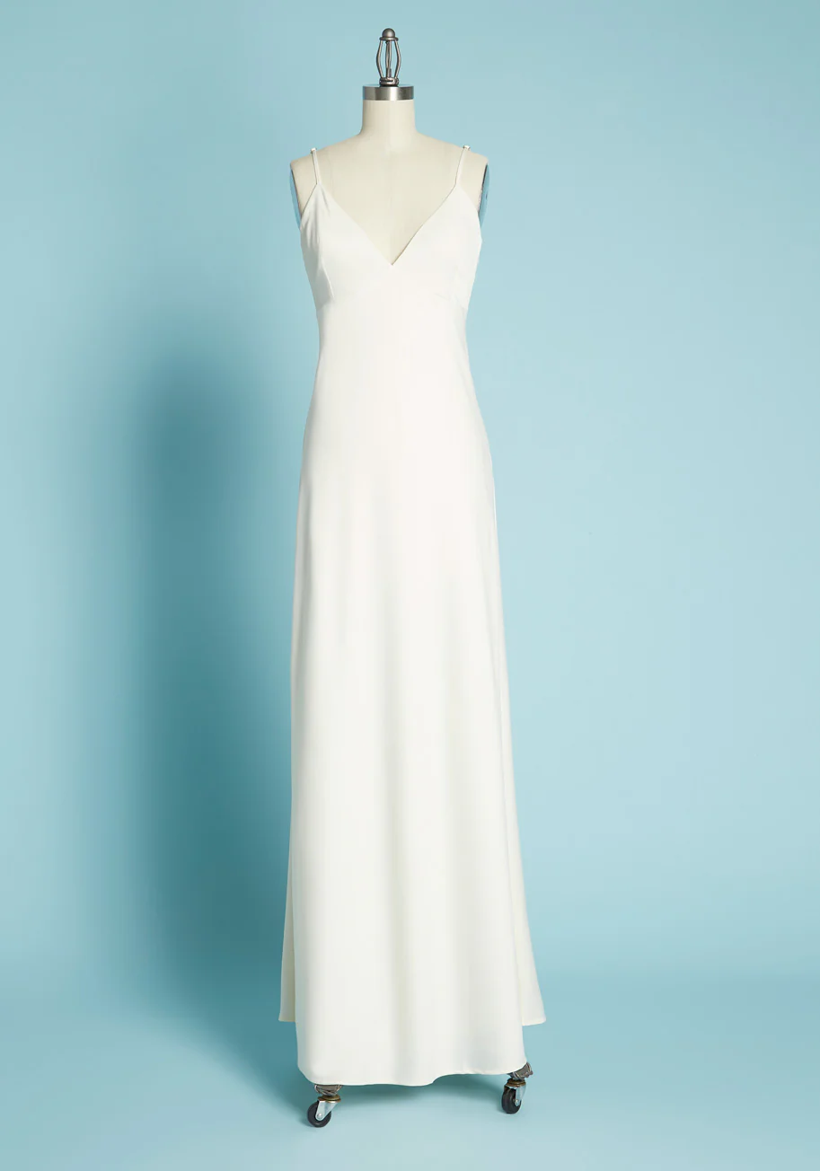 Embrace Elegance Satin Maxi Dress