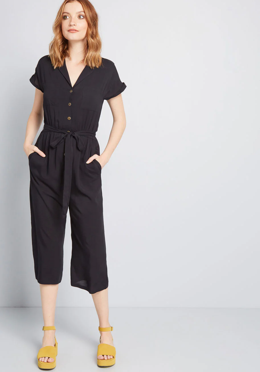 So Field With Joy Cropped Jumpsuit