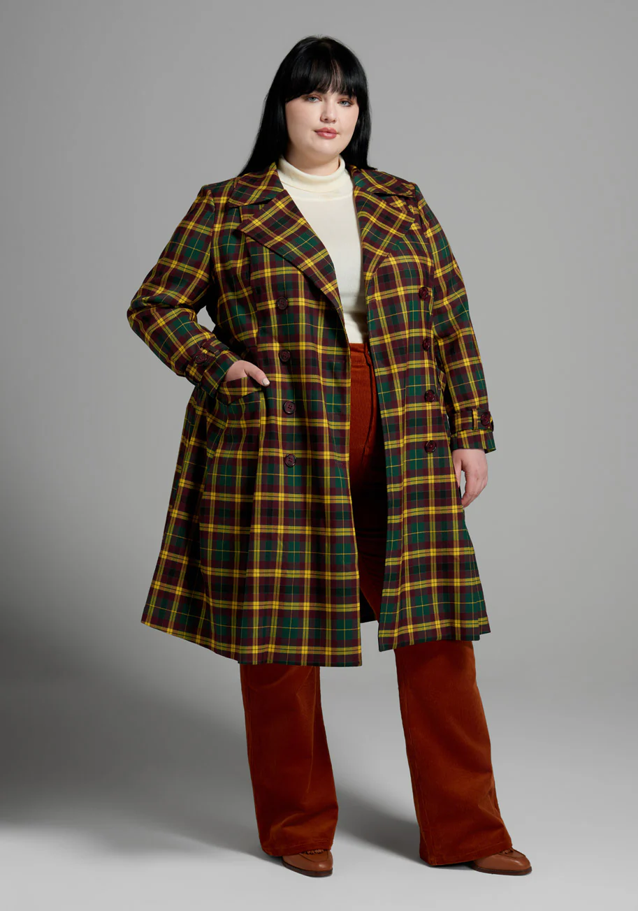 Skirting The Issue Trench Coat