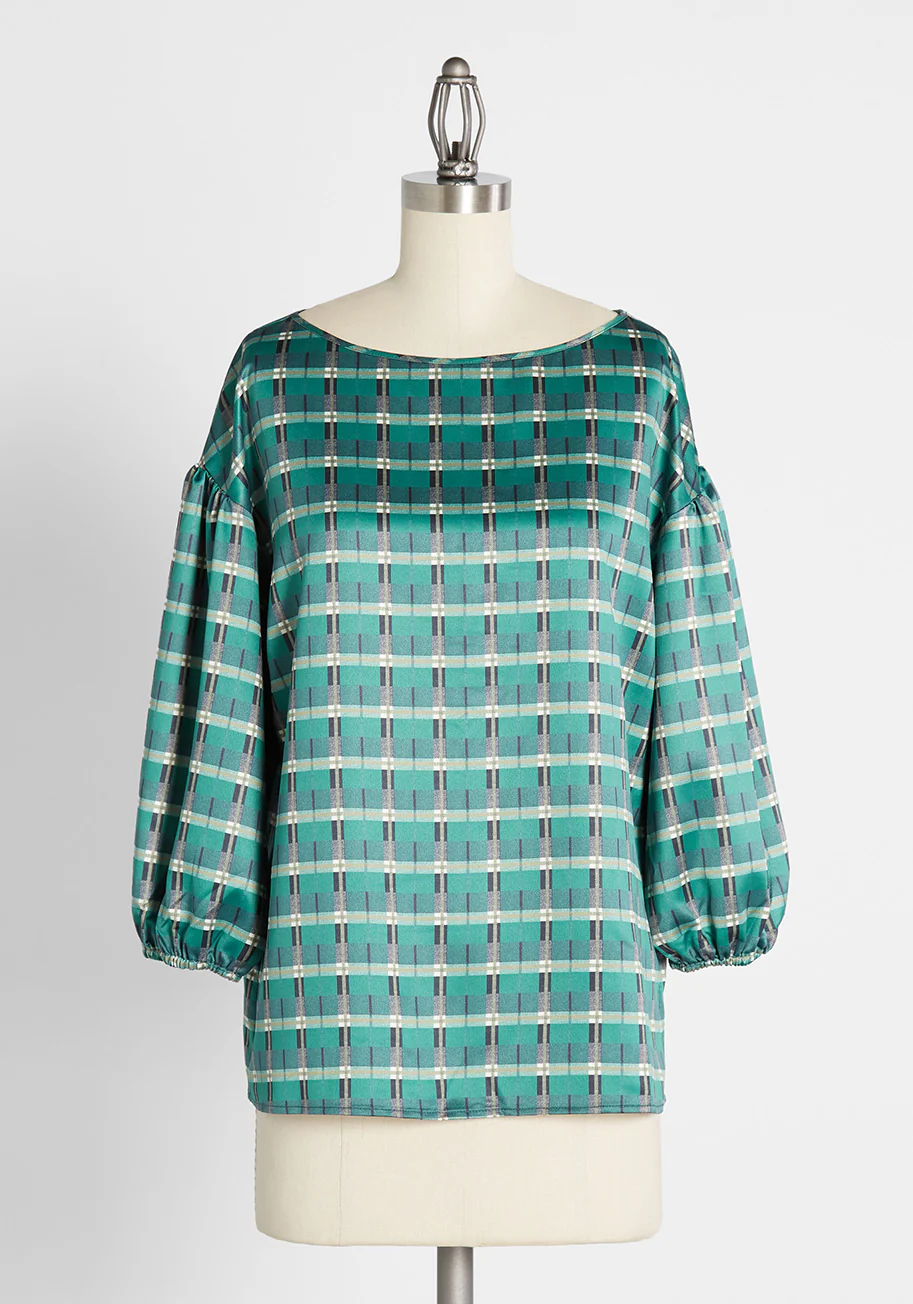 Preened in Green Top