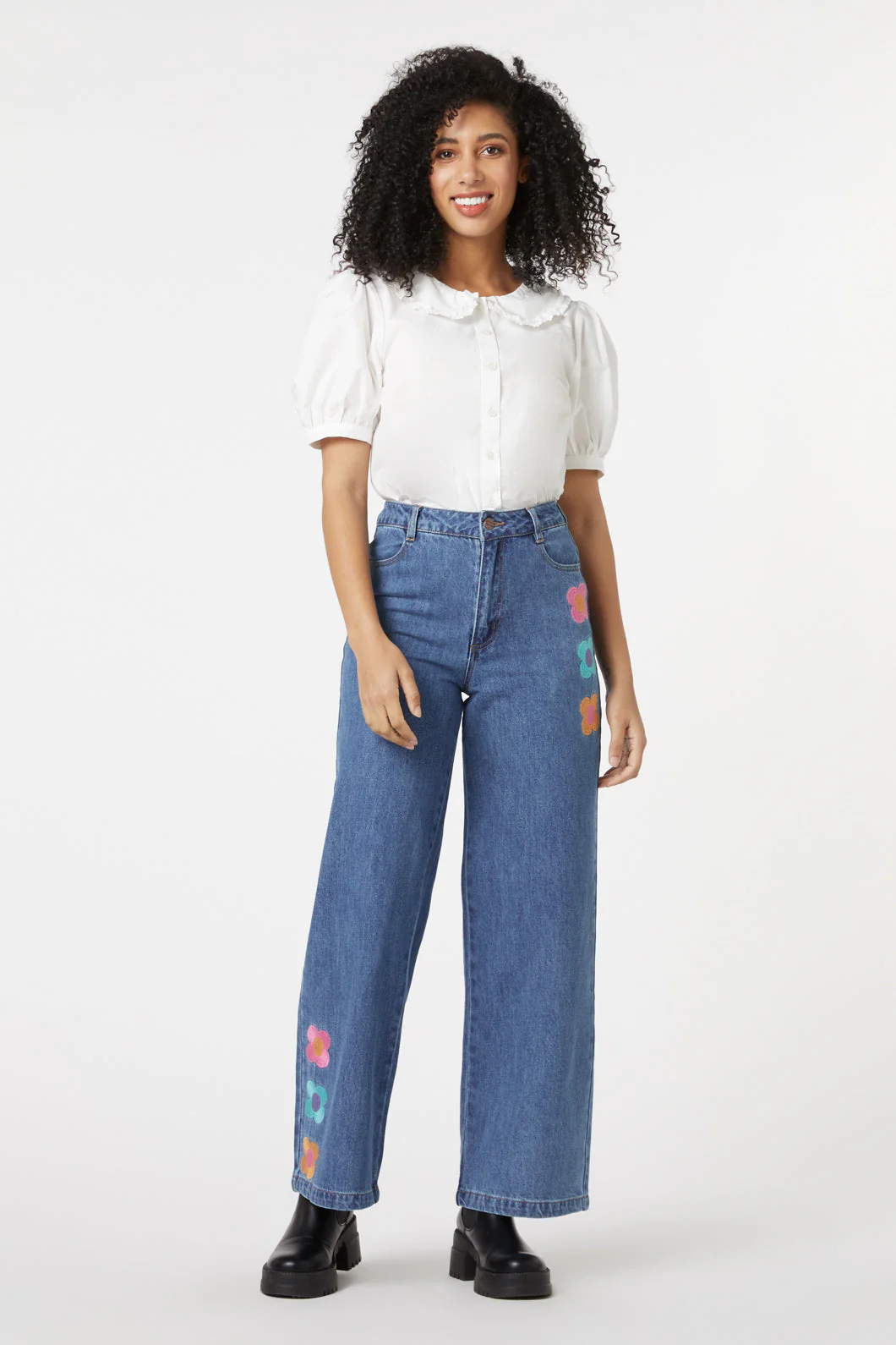Betty Embroidered Jean