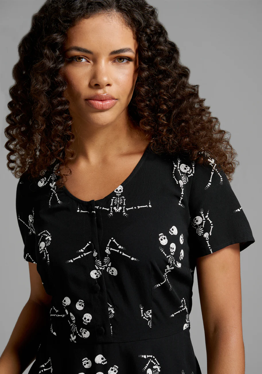 Acrobatic Apparitions A-Line Dress