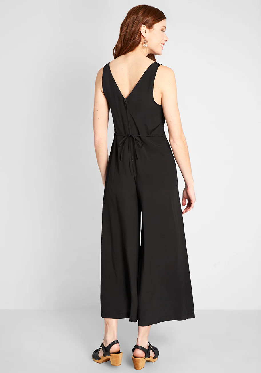 Bon Voyage V-Neck Jumpsuit