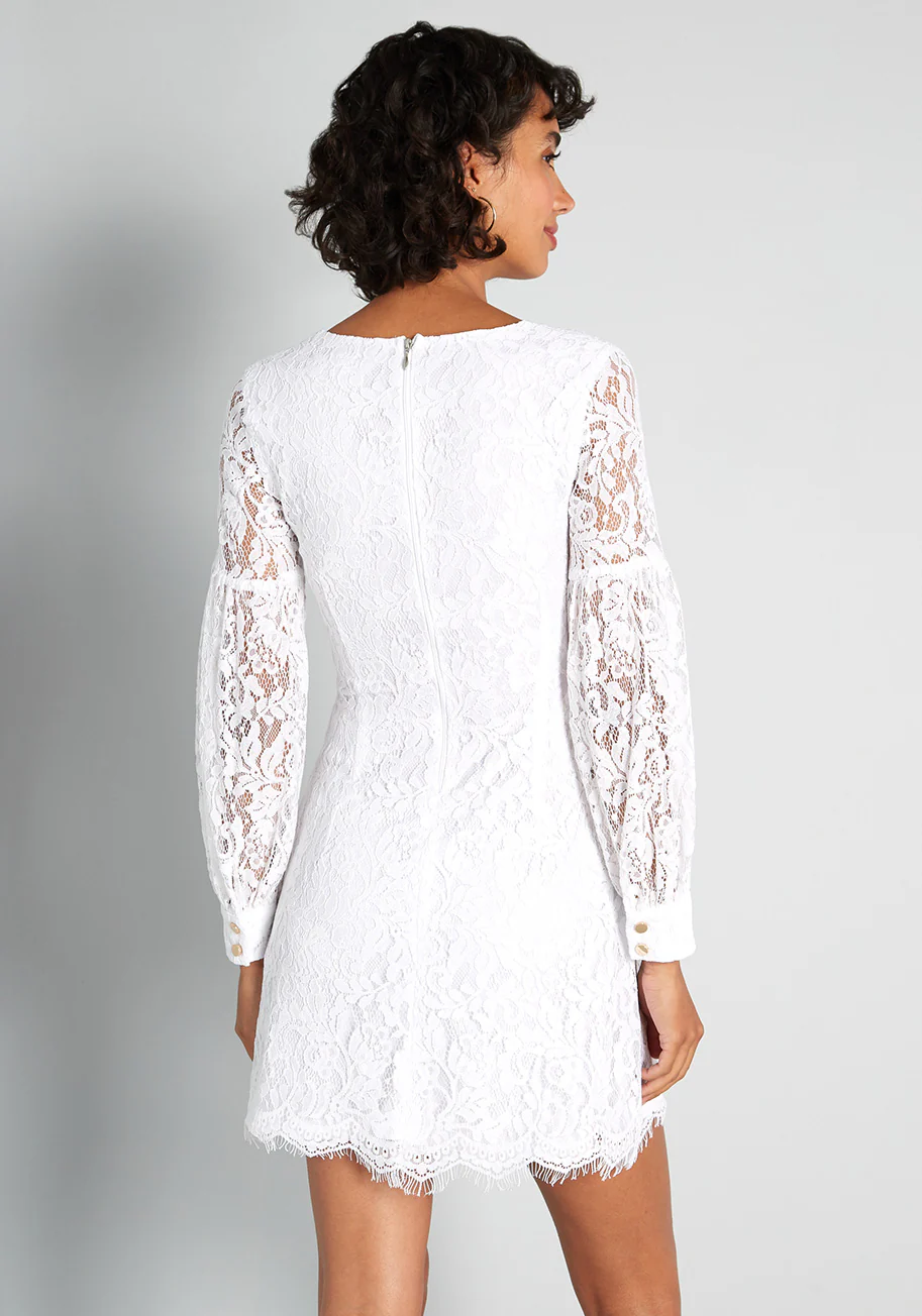 For Love and Lace Mini Dress