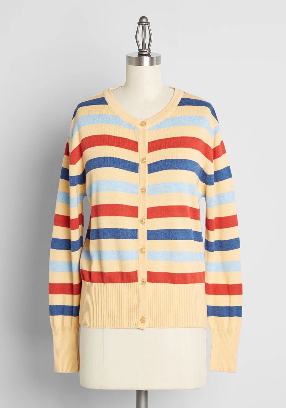 Hyped and Striped Cardigan