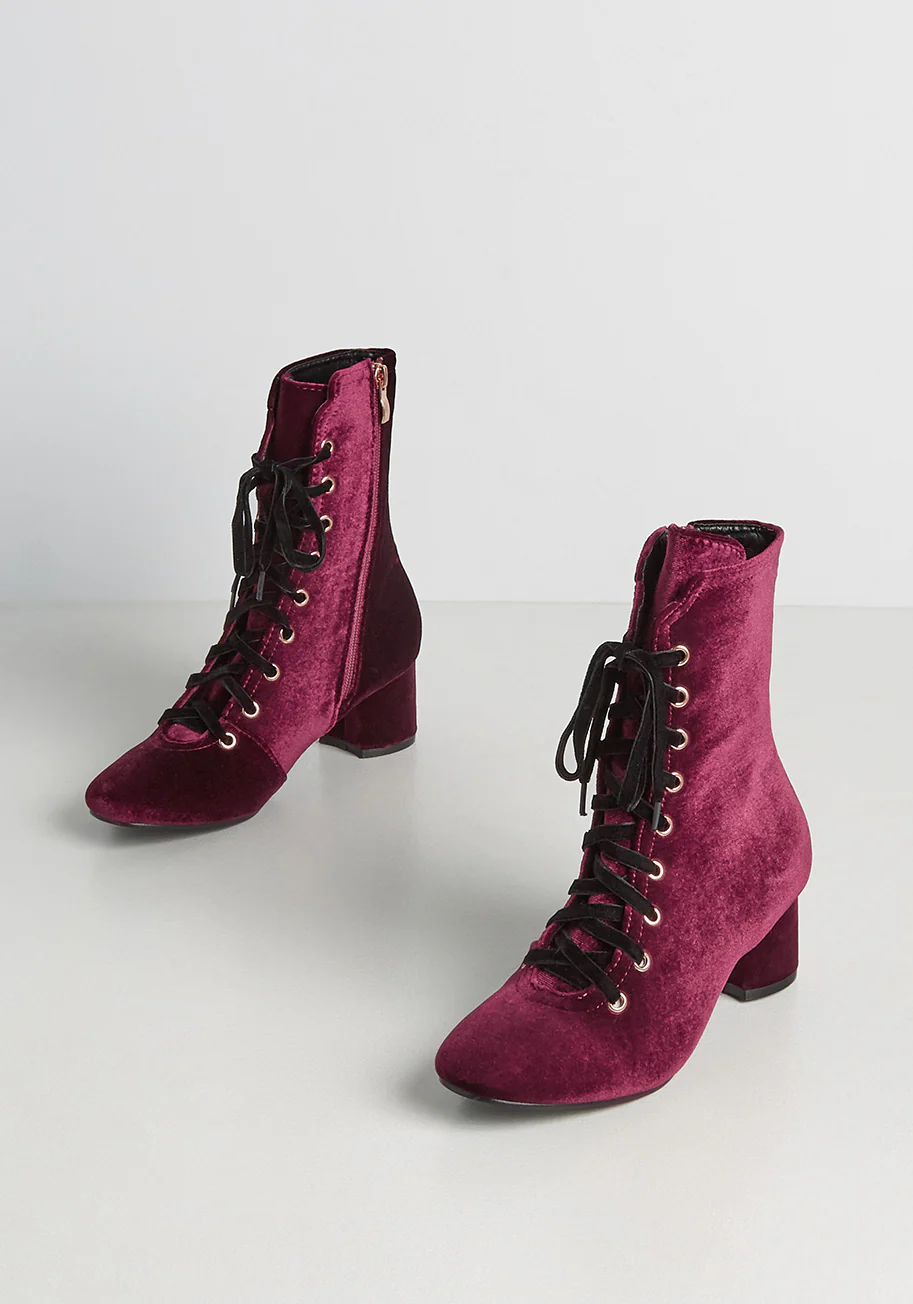 Luxe to the Touch Lace-Up Boot