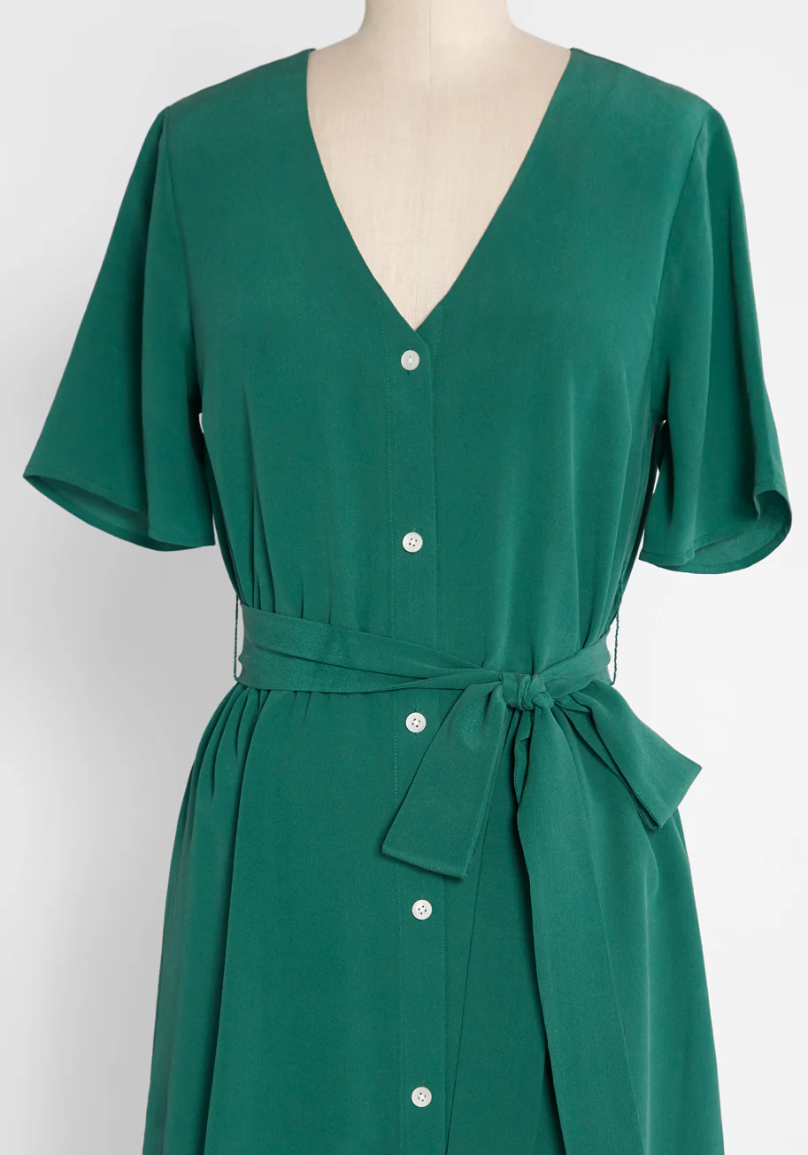 Lasso Around My Heart Silk Dress