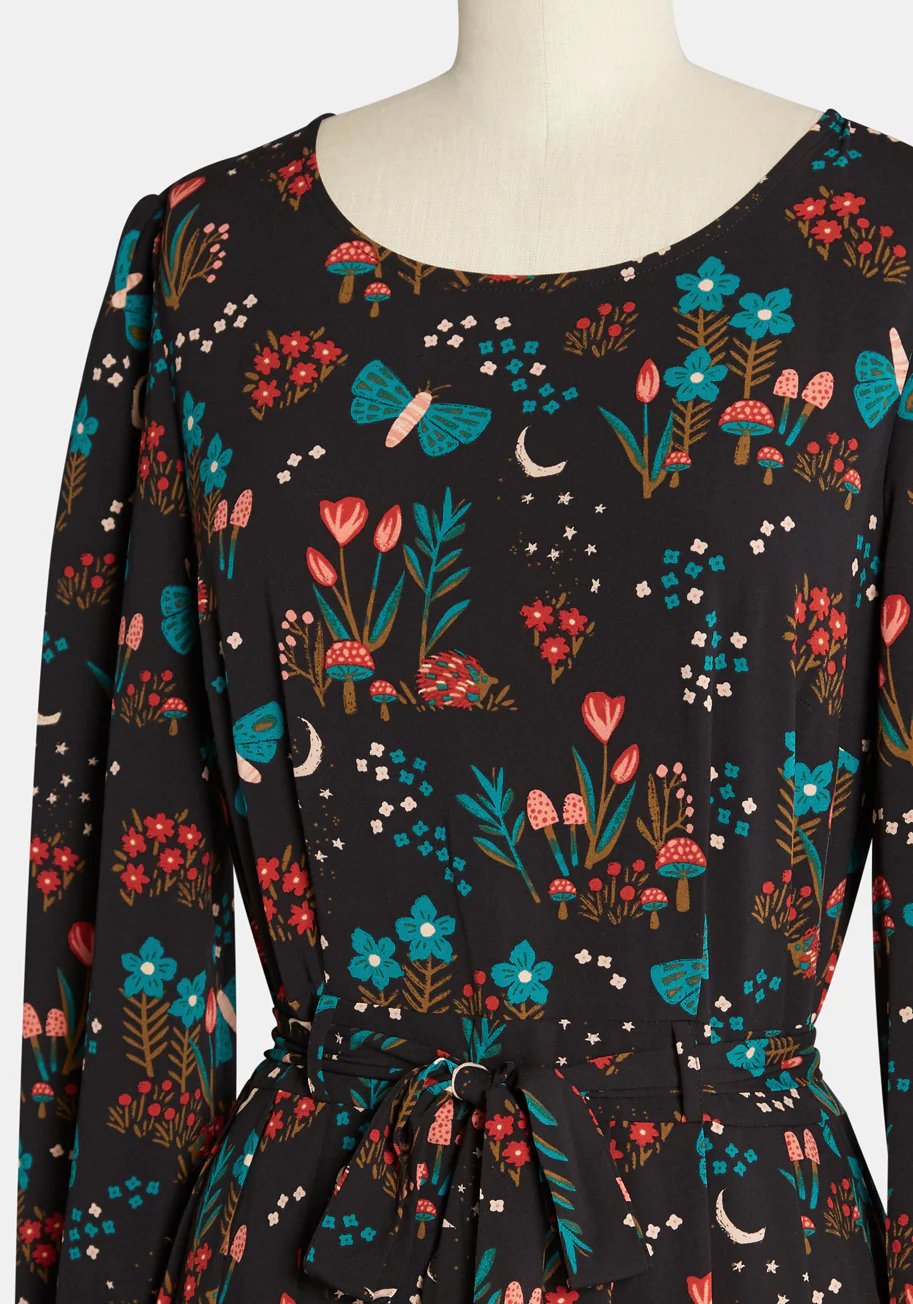 Garden After Party A-Line Dress