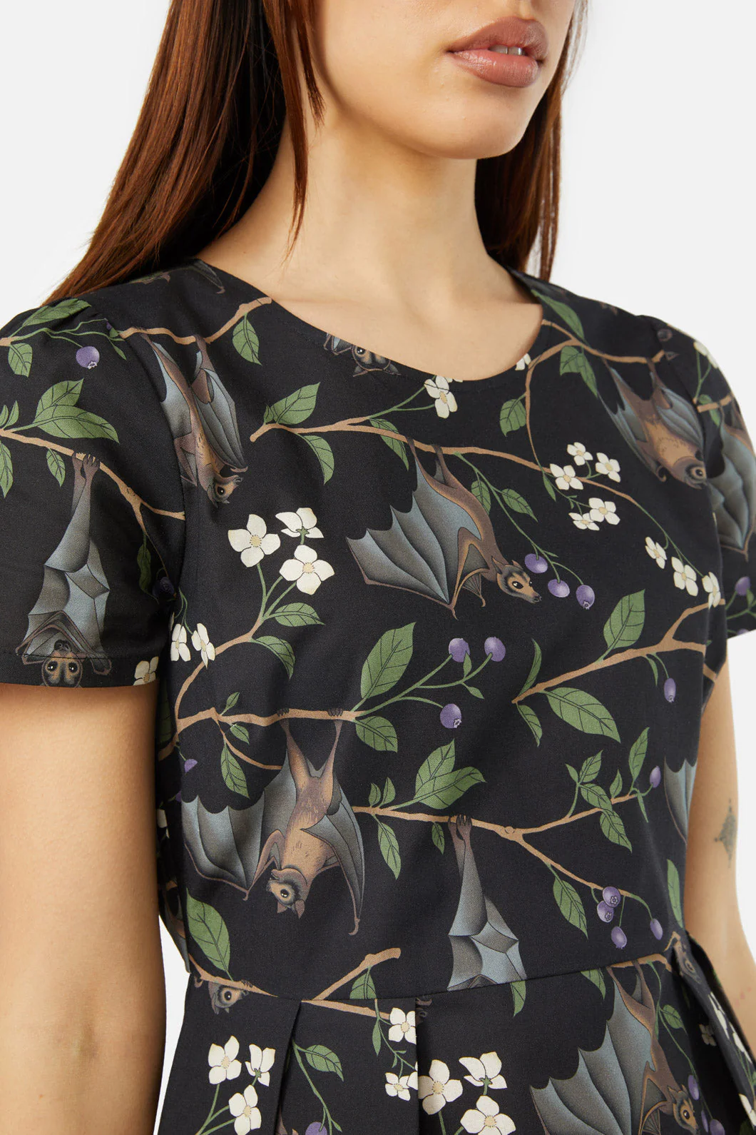 Old World Printed Dress