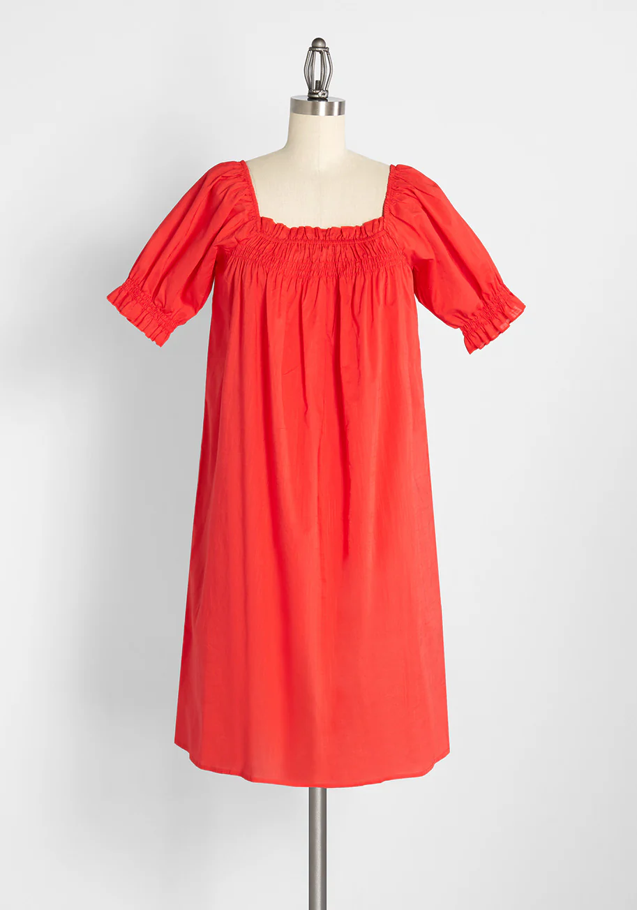 Summertime Garden Stories Smocked Mini Dress