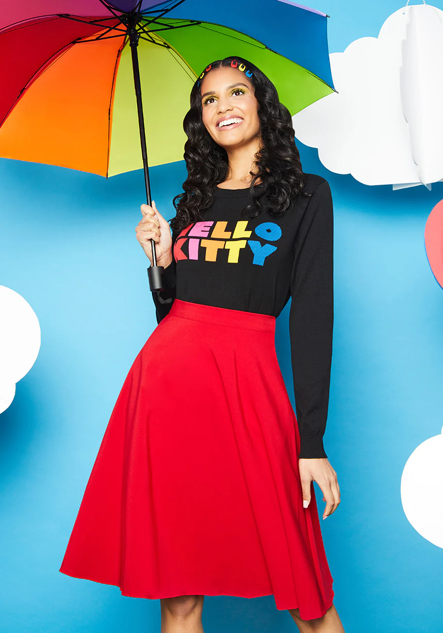 ModCloth x Hello Kitty Oh-So-Supercute Sweater