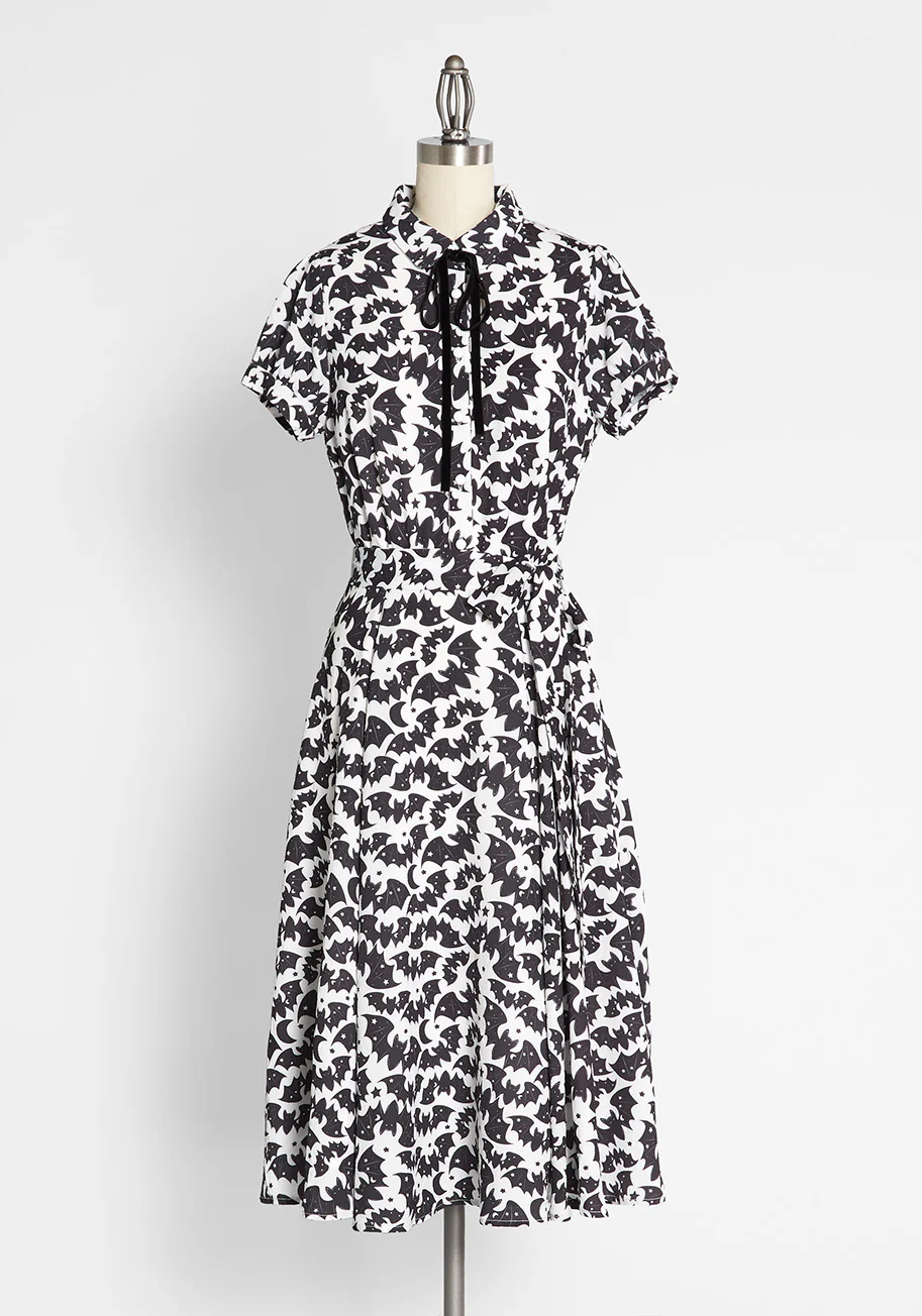 ModCloth x Collectif Creature Feature Swing Dress