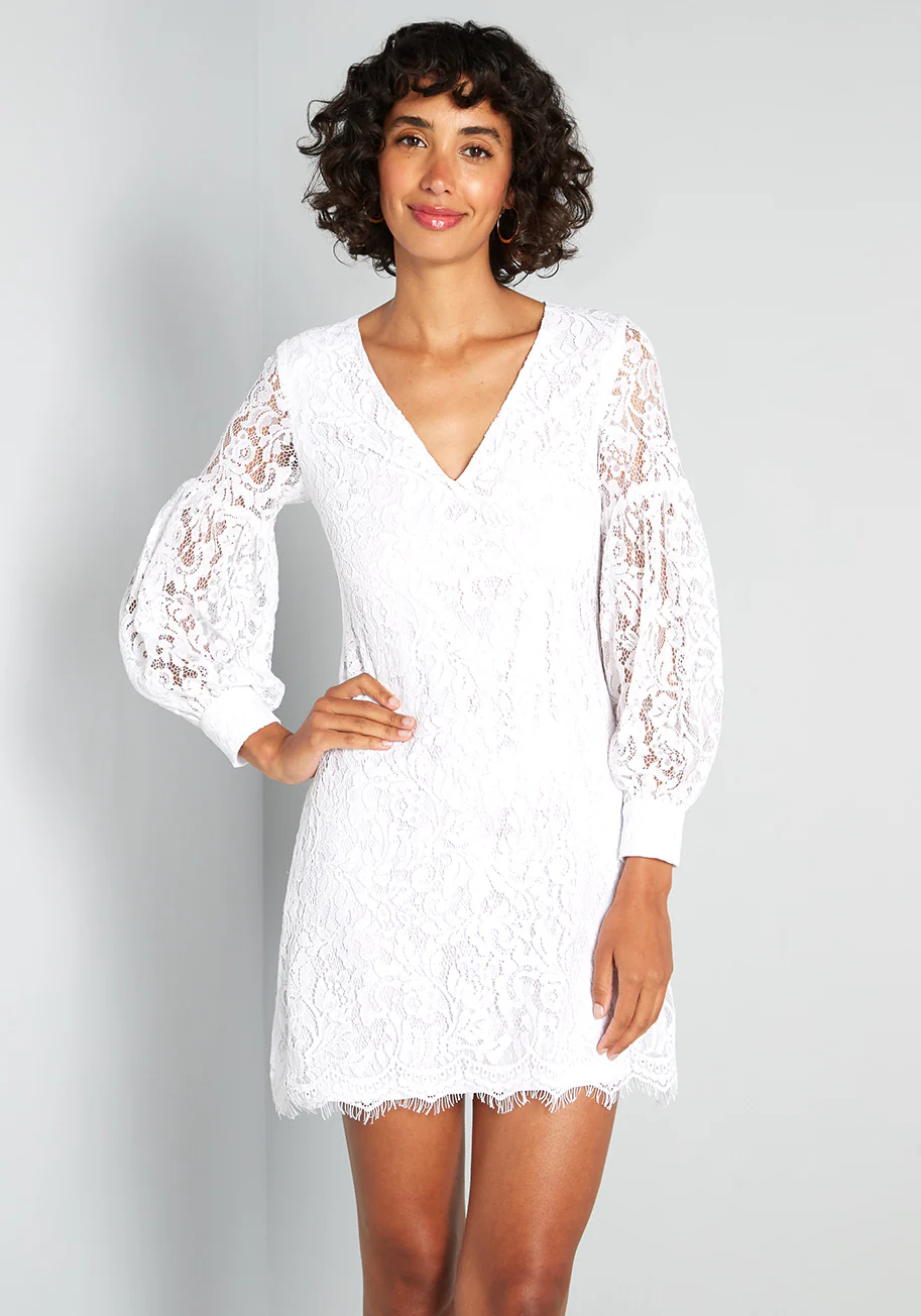 For Love and Lace Mini Dress