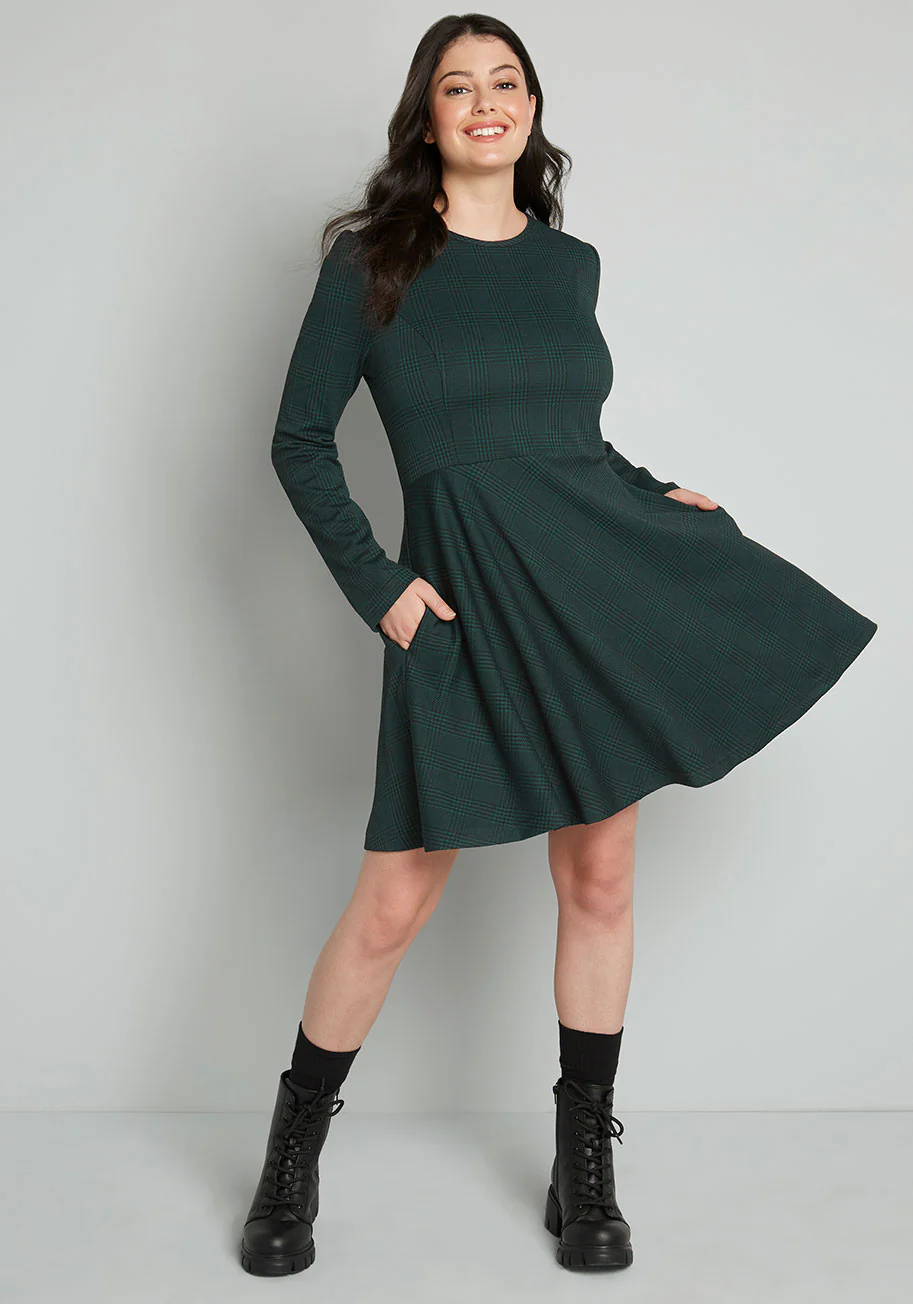 State Of Grace Fit And Flare Dress
