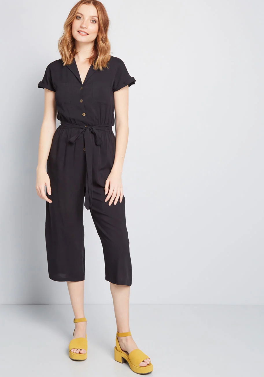 So Field With Joy Cropped Jumpsuit