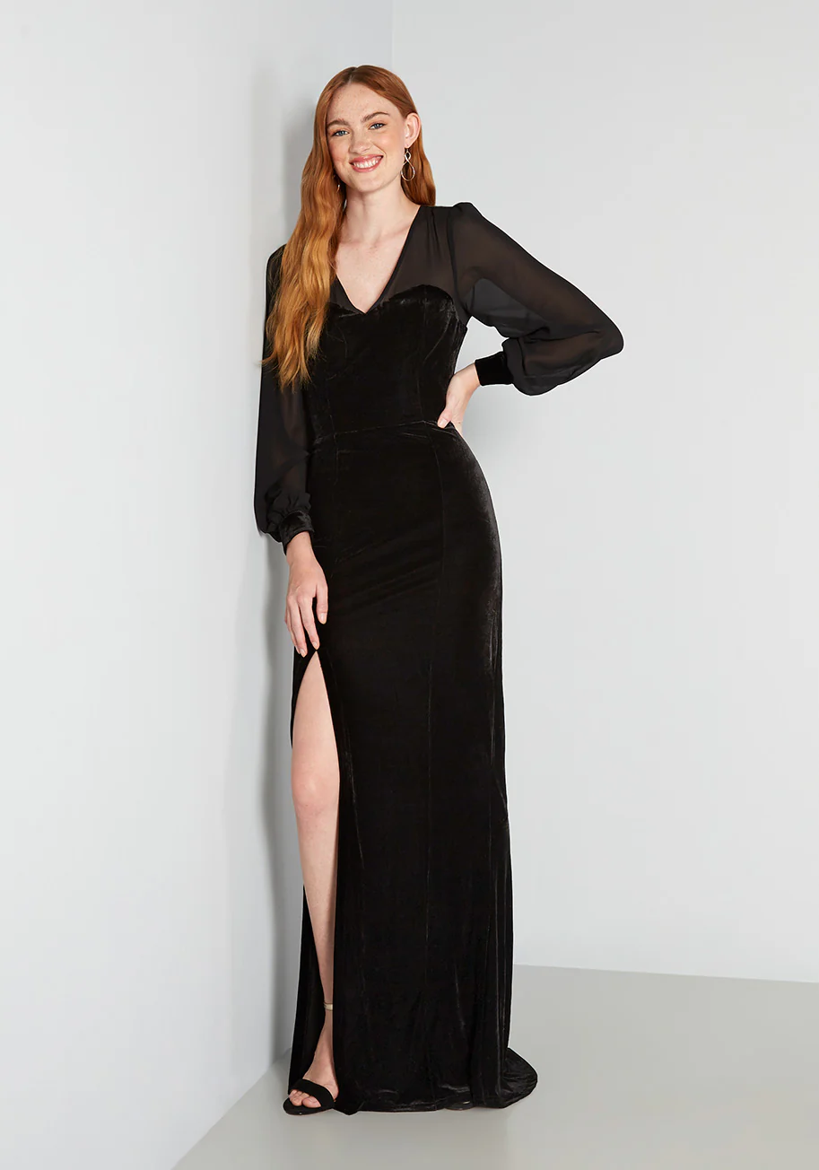 Morticia's Magnificence Maxi Dress