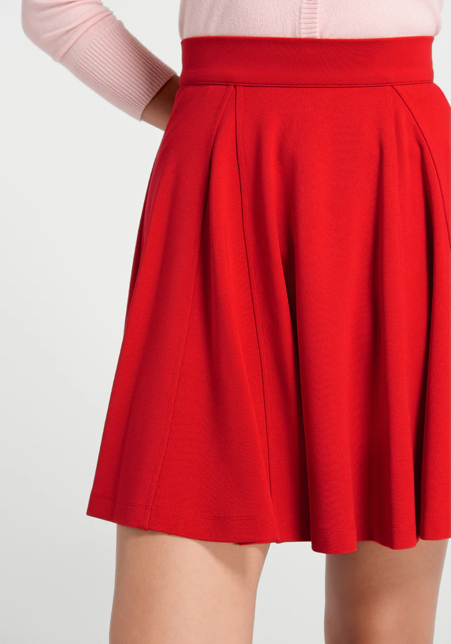 Godet All Night Skater Skirt