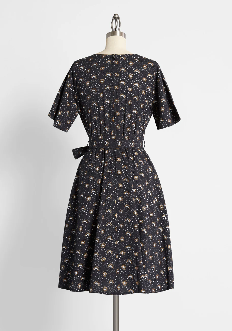 Consulting the Stars A-Line Dress