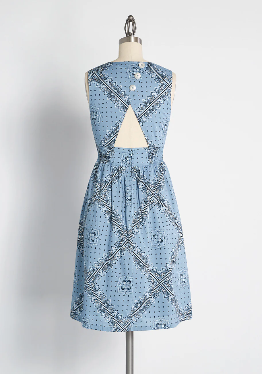 Taming the Wild West Fit and Flare Dress