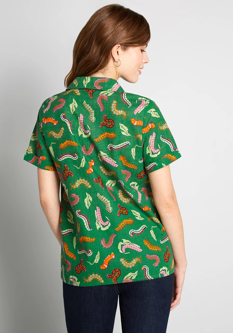 Constantly Transforming Button-Up Top