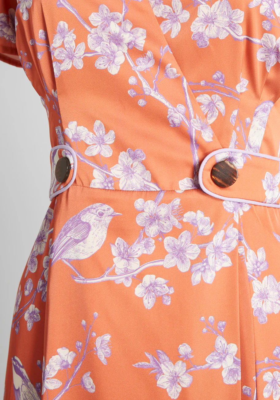 ModCloth x Hutch Loving Every Detail Midi Dress