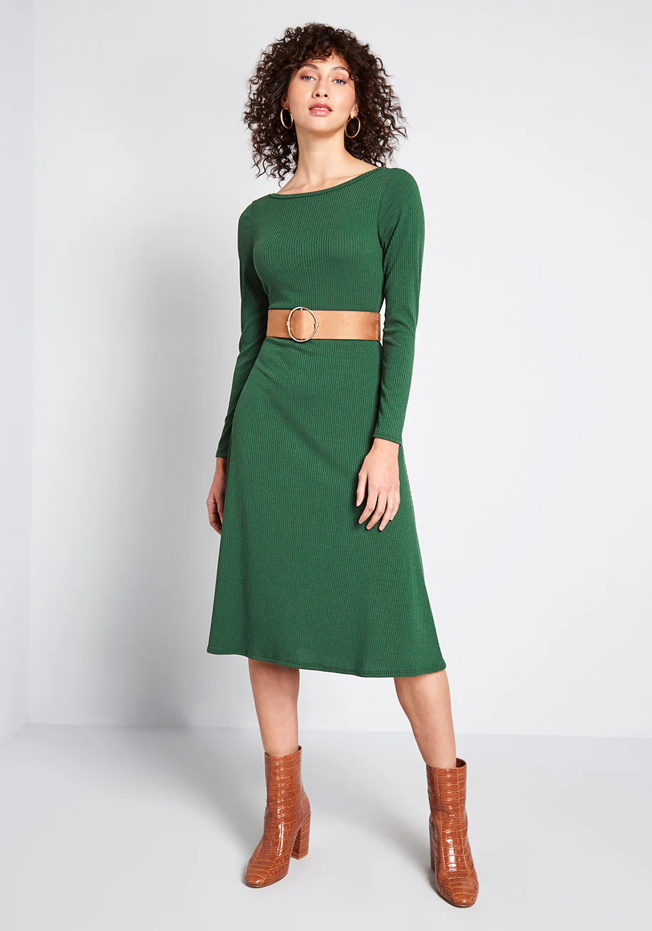 Sweet Simplicity Long Sleeve Dress