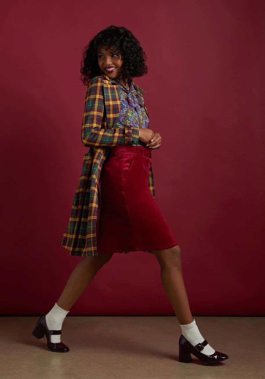 Girl Detective A-Line Skirt