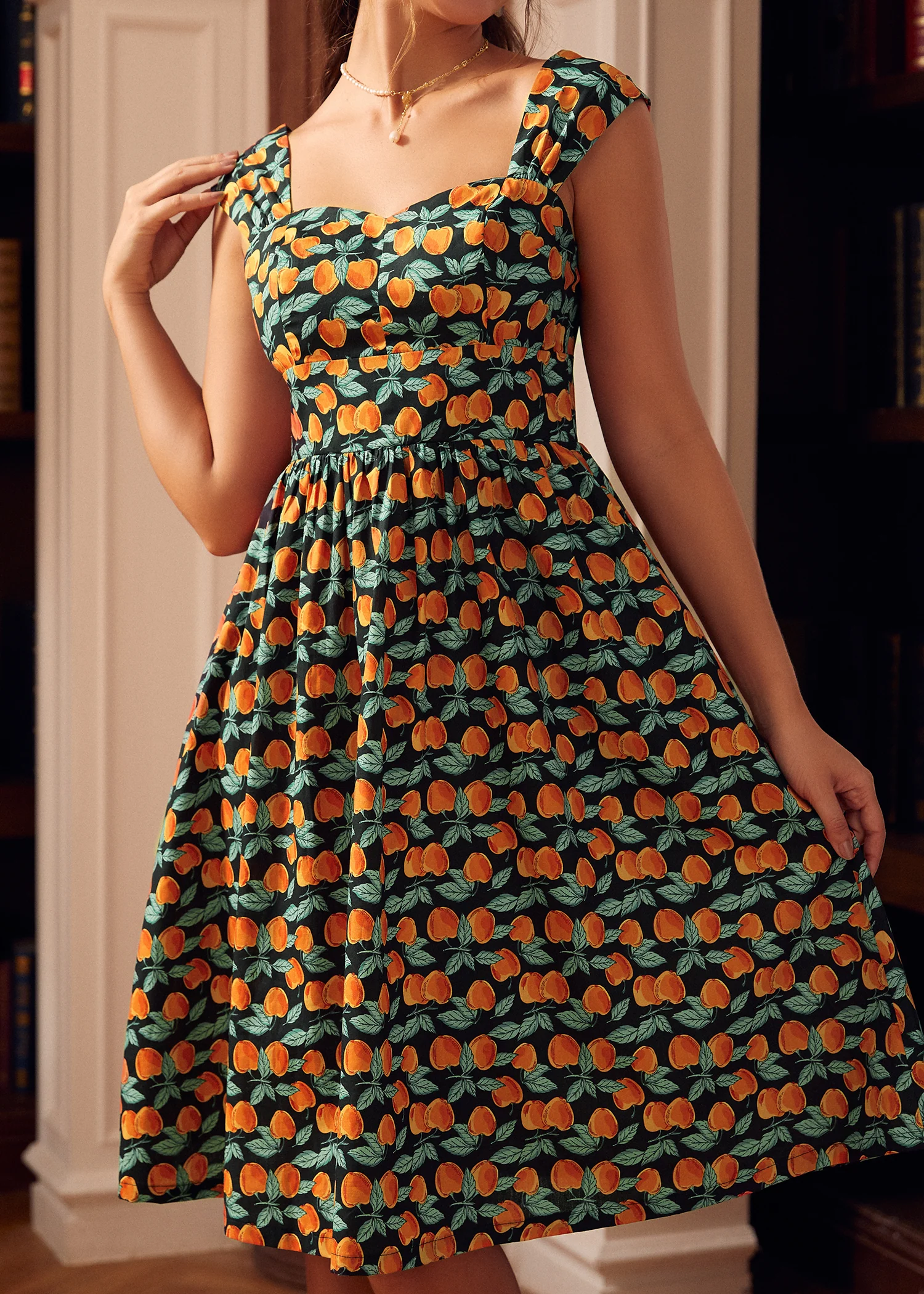 Sun-Kissed Fairytale Midi Dress