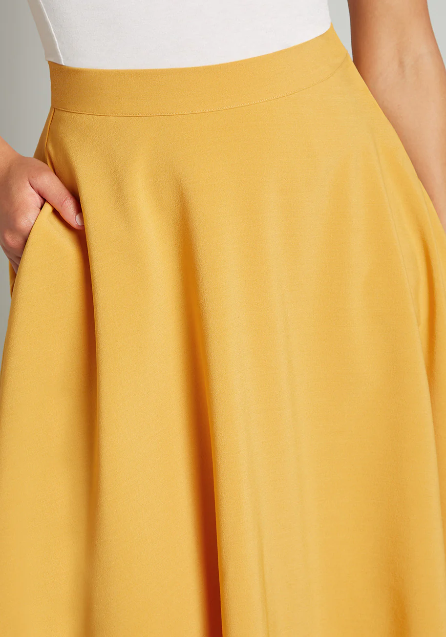 Just This Sway A-Line Skirt