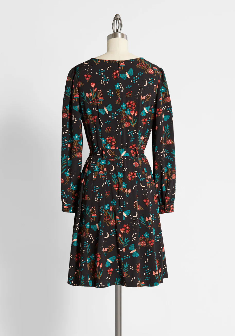 Garden After Party A-Line Dress