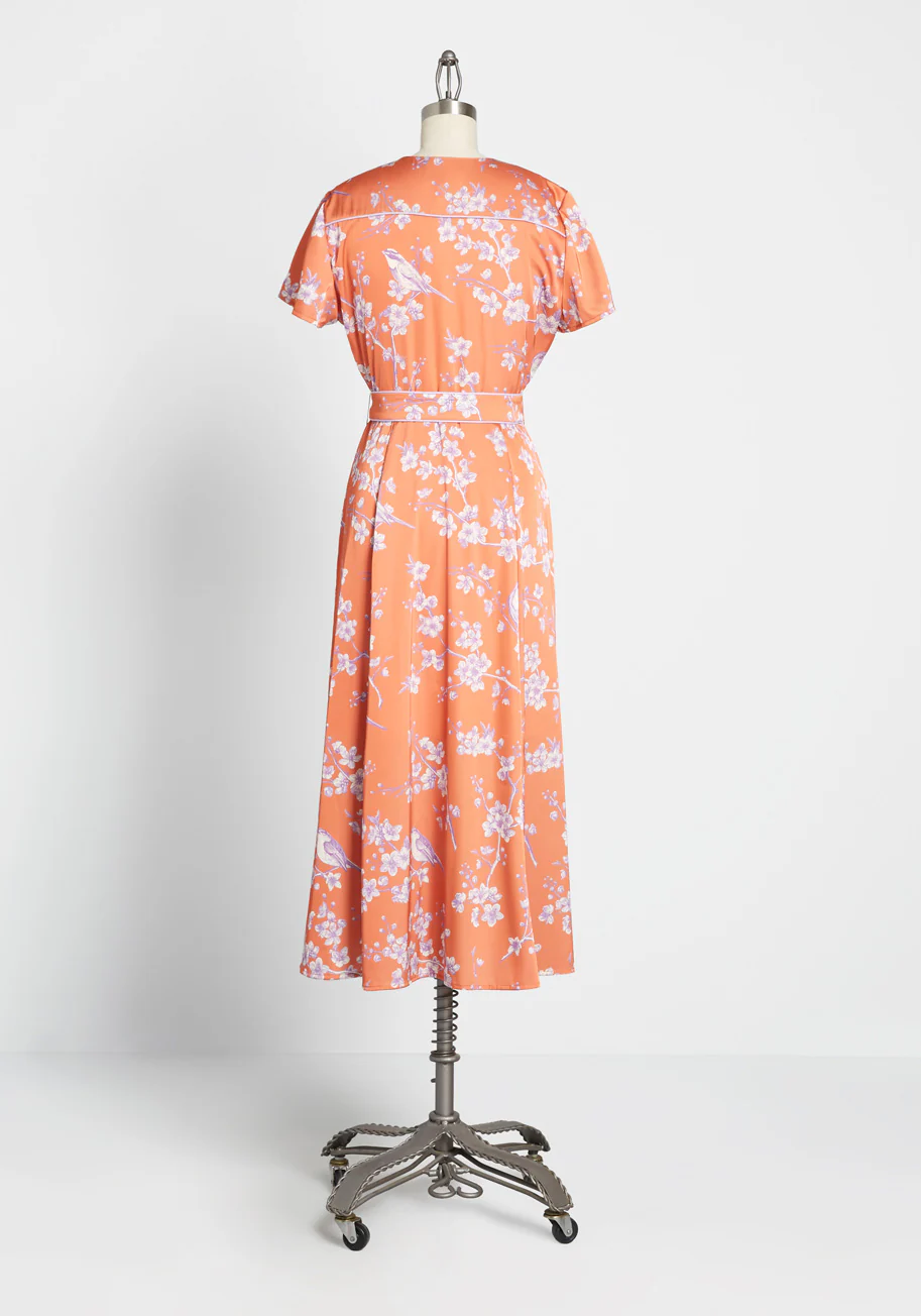ModCloth x Hutch Loving Every Detail Midi Dress