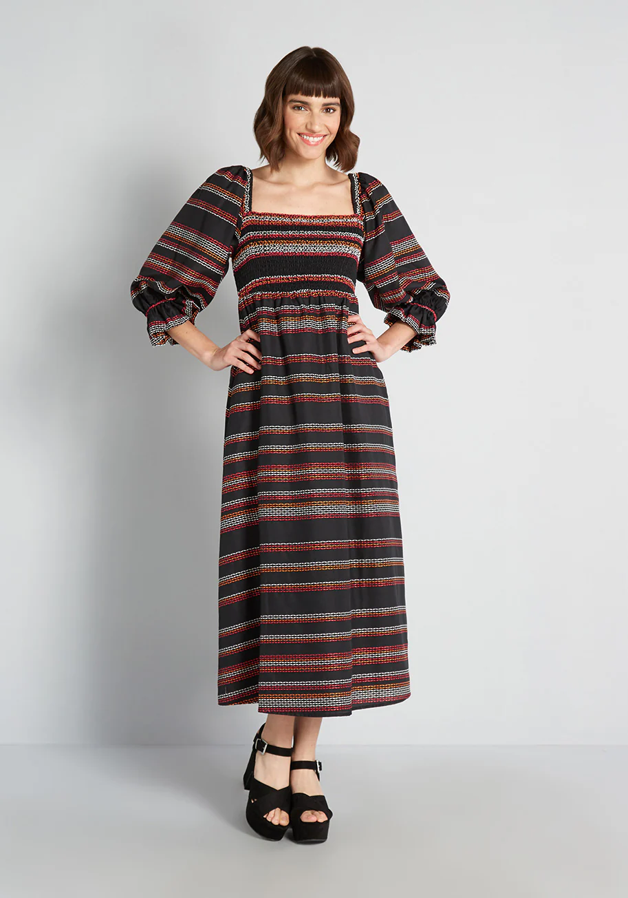 Forevermore Cottagecore Midi Dress